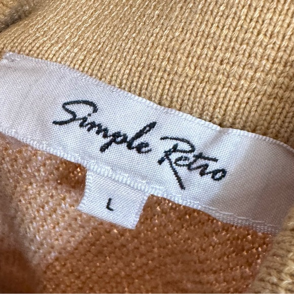 Yellow Patterned Women's Sweater - Picture 3 of 3